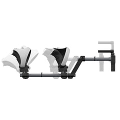 Hounyoln VR Gunstock for PlayStationVR2, for PSVR2 Controller Grips for Enhance Stability and Control Magnetic Controller VR Game Simplified Version (Black)