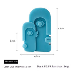 Abstract Face Aromatherapy Candle