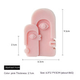 Abstract Face Aromatherapy Candle