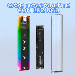 Transparent Case With RGB Light Style And Elegance For Your Gaming PC