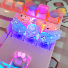 Wing Keycap Square Mechanical Keyboard