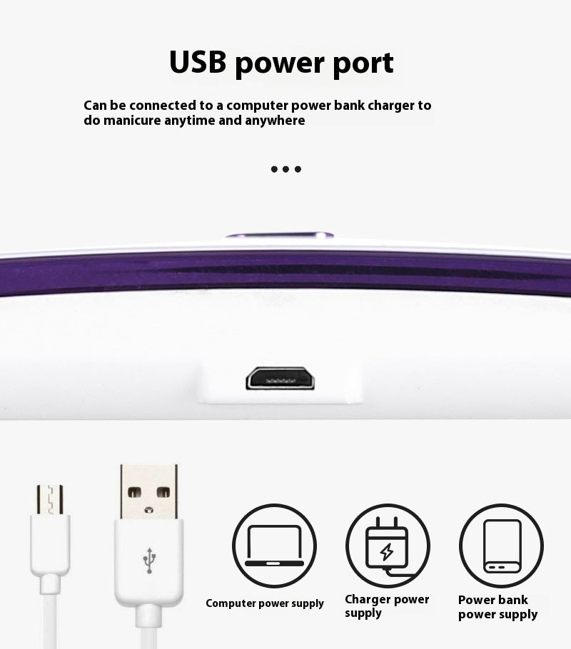 USB Powered Nail Art Light Therapy Machine