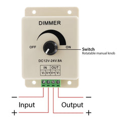 Light Strip Soft And Hard Light Strip Brightness LED Dimmer