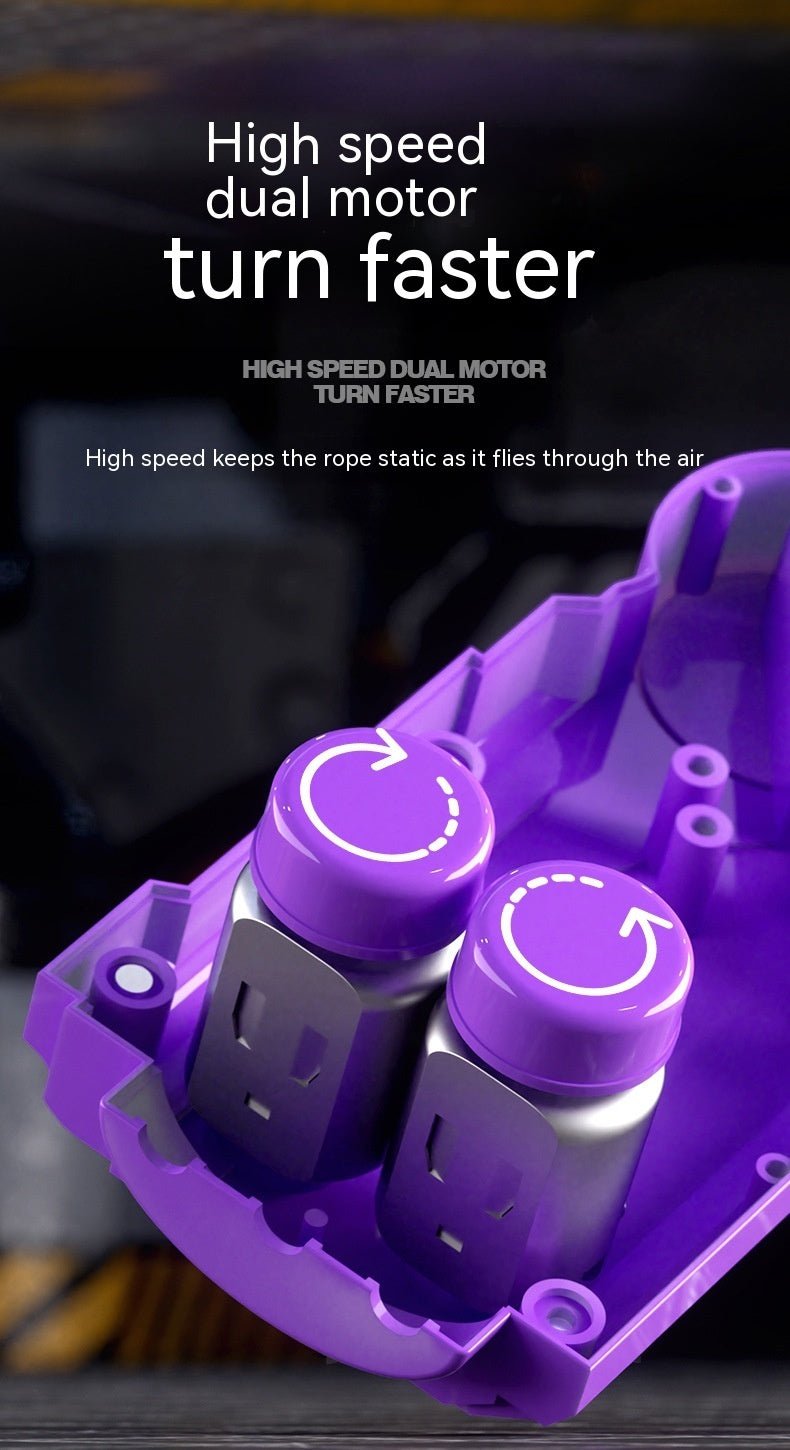 Gun Rope Launcher With Light Rope Radish Gun