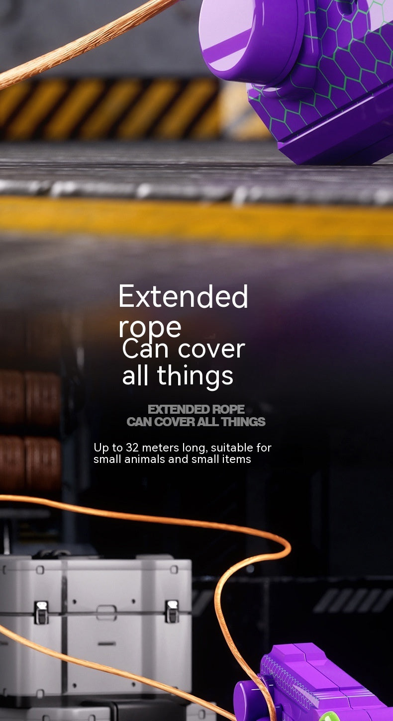 Gun Rope Launcher With Light Rope Radish Gun