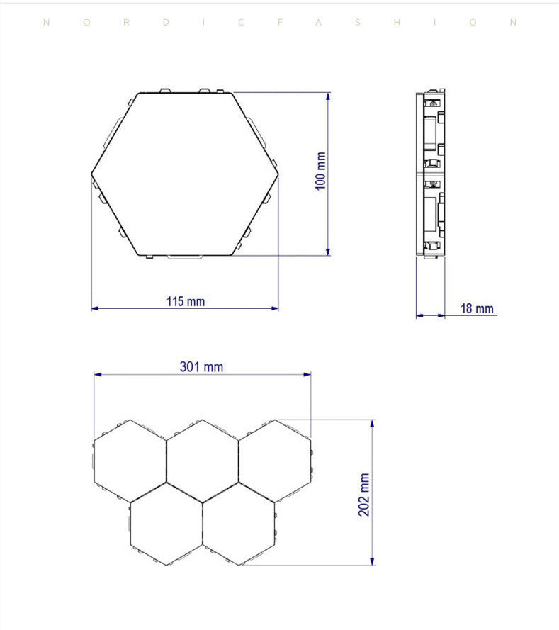 Smart Home Quantum Lamp APP Voice Control 1600W Hue Light Tone Shake