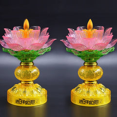 Colorful Changming USB Powered Lotus Lamp