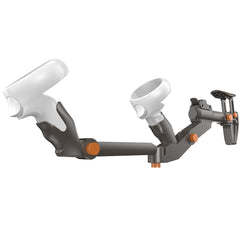 VR Gunstock for Meta Quest 2 Quest 3 Quest 3S Quest Pro – Adjustable FPS Gaming Controller Accessories with Quick Magnetic Attachment Cheek Pad for Immersive VR Gameplay (Gunmetal Gray)