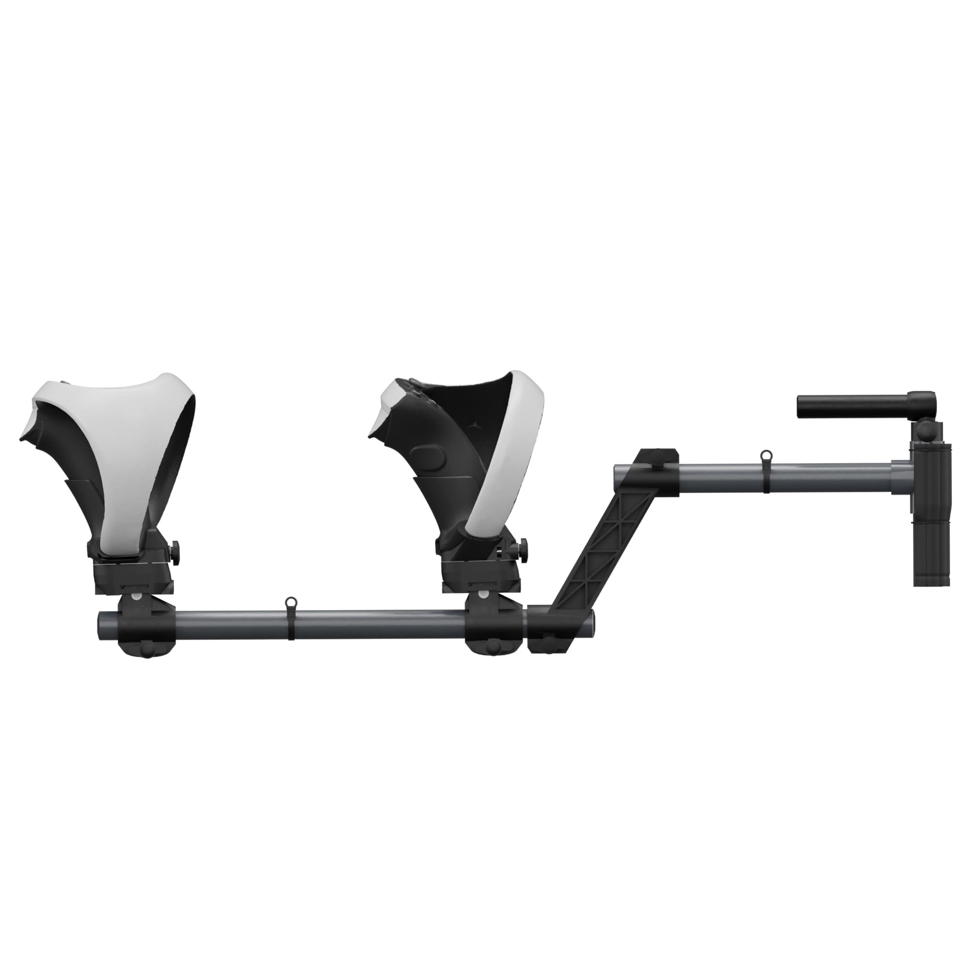 Hounyoln VR Gunstock for PlayStationVR2, for PSVR2 Controller Grips for Enhance Stability and Control Magnetic Controller VR Game Simplified Version (Black)