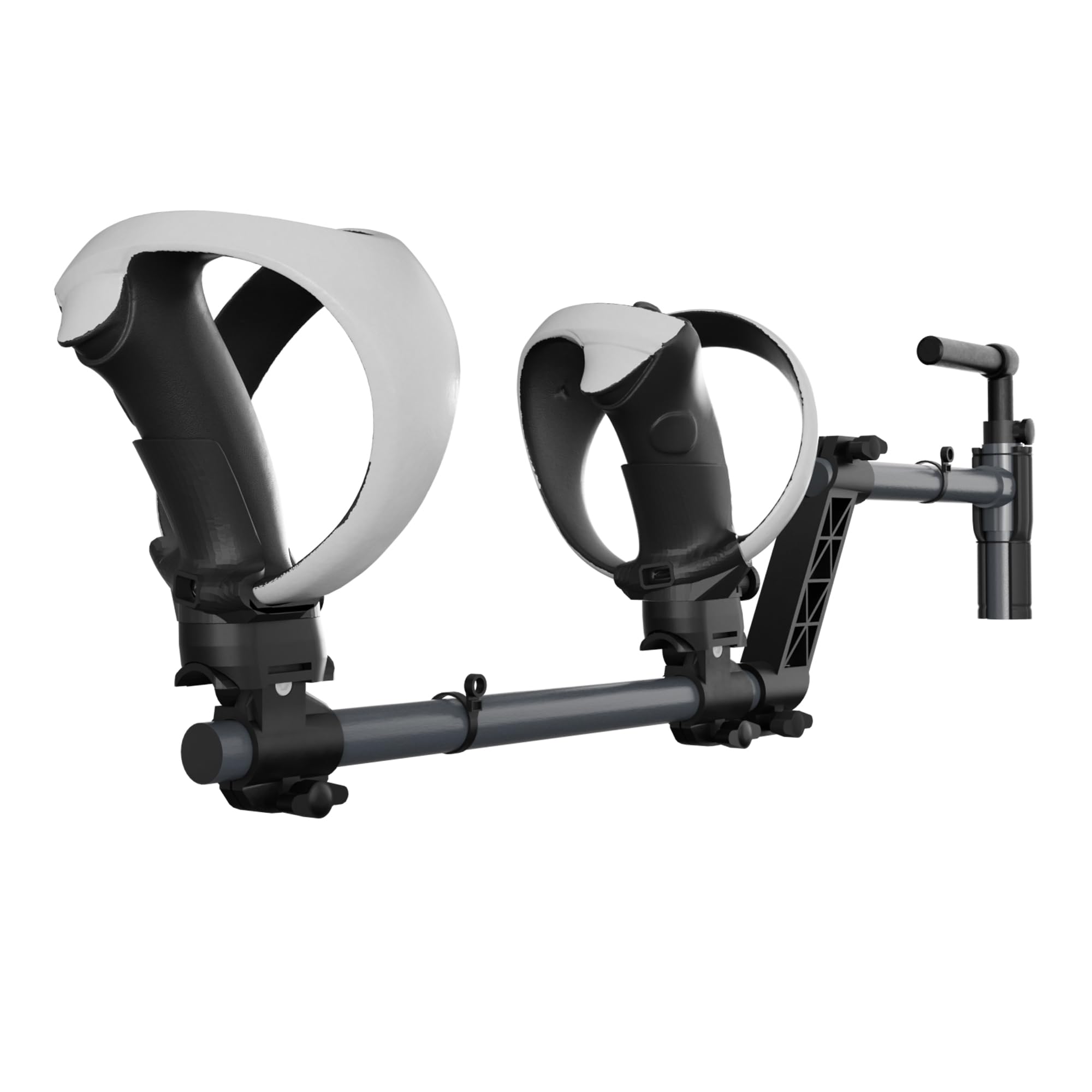 Hounyoln VR Gunstock for PlayStationVR2, for PSVR2 Controller Grips for Enhance Stability and Control Magnetic Controller VR Game Simplified Version (Black)