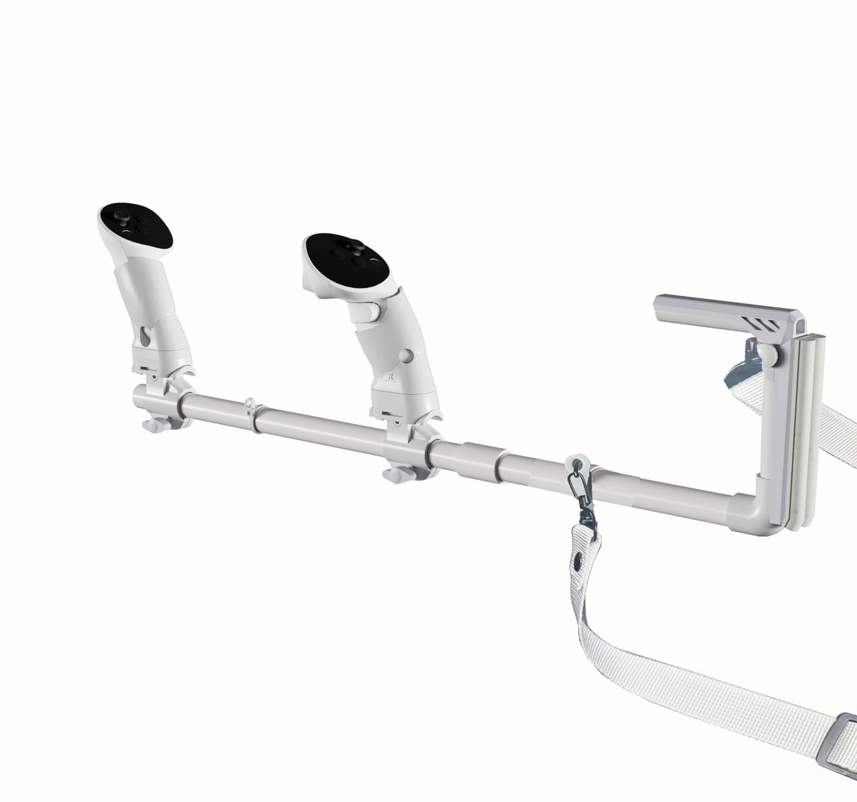 Moginno G3 VR Gun Stock Compatible with Meta/Oculus Quest 3S/Quest 3 Controller Accessories, Magnetic Gunstock Rifle Adapter with Shoulder Strap, Enhance FPS Games Reality Control Feel