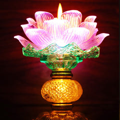 Colorful Changming USB Powered Lotus Lamp