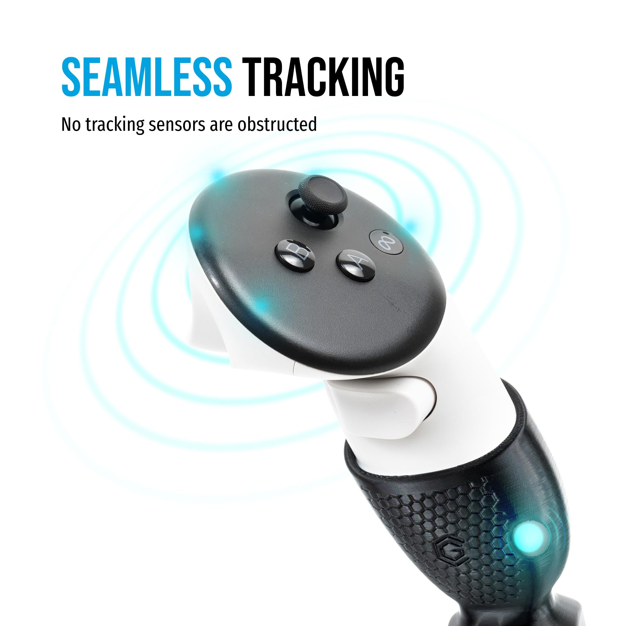 Glistco Magni Stock+ VR Carbon Fiber Controller Stock Rifle Adapter Compatible with Meta Quest 3/3S