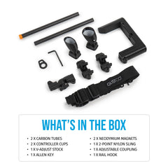 Glistco Magni Stock+ VR Carbon Fiber Controller Stock Rifle Adapter Compatible with Meta Quest 3/3S