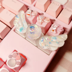 Wing Keycap Square Mechanical Keyboard