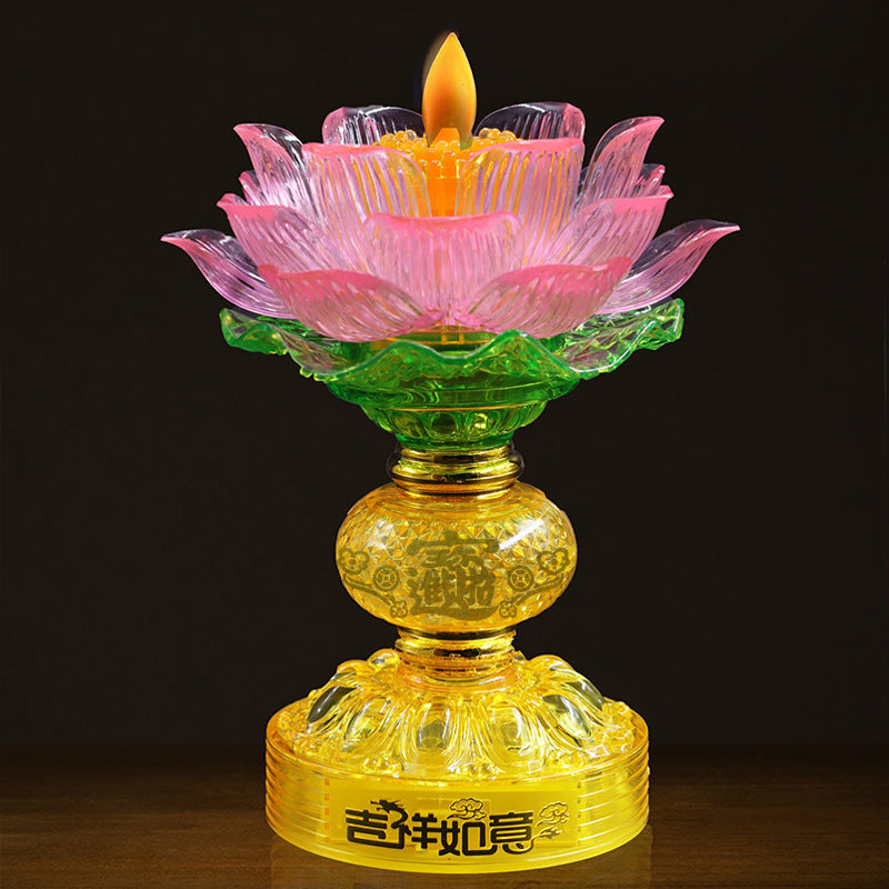Colorful Changming USB Powered Lotus Lamp