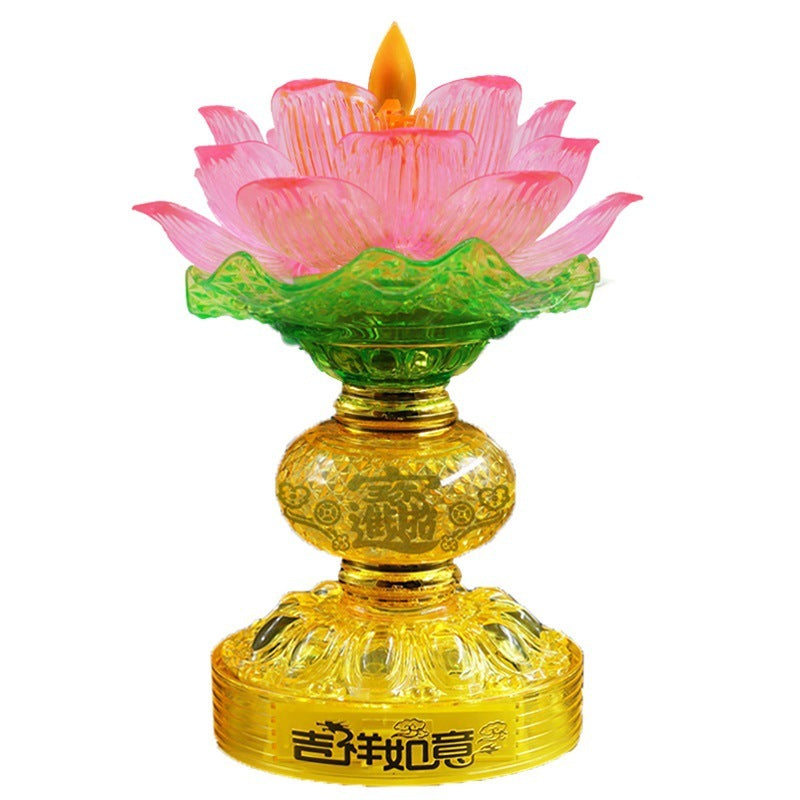 Colorful Changming USB Powered Lotus Lamp