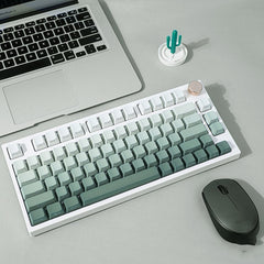 Seagrass Keycap Gradient Translucent Keyboard