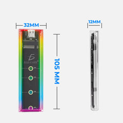 Transparent Case With RGB Light Style And Elegance For Your Gaming PC