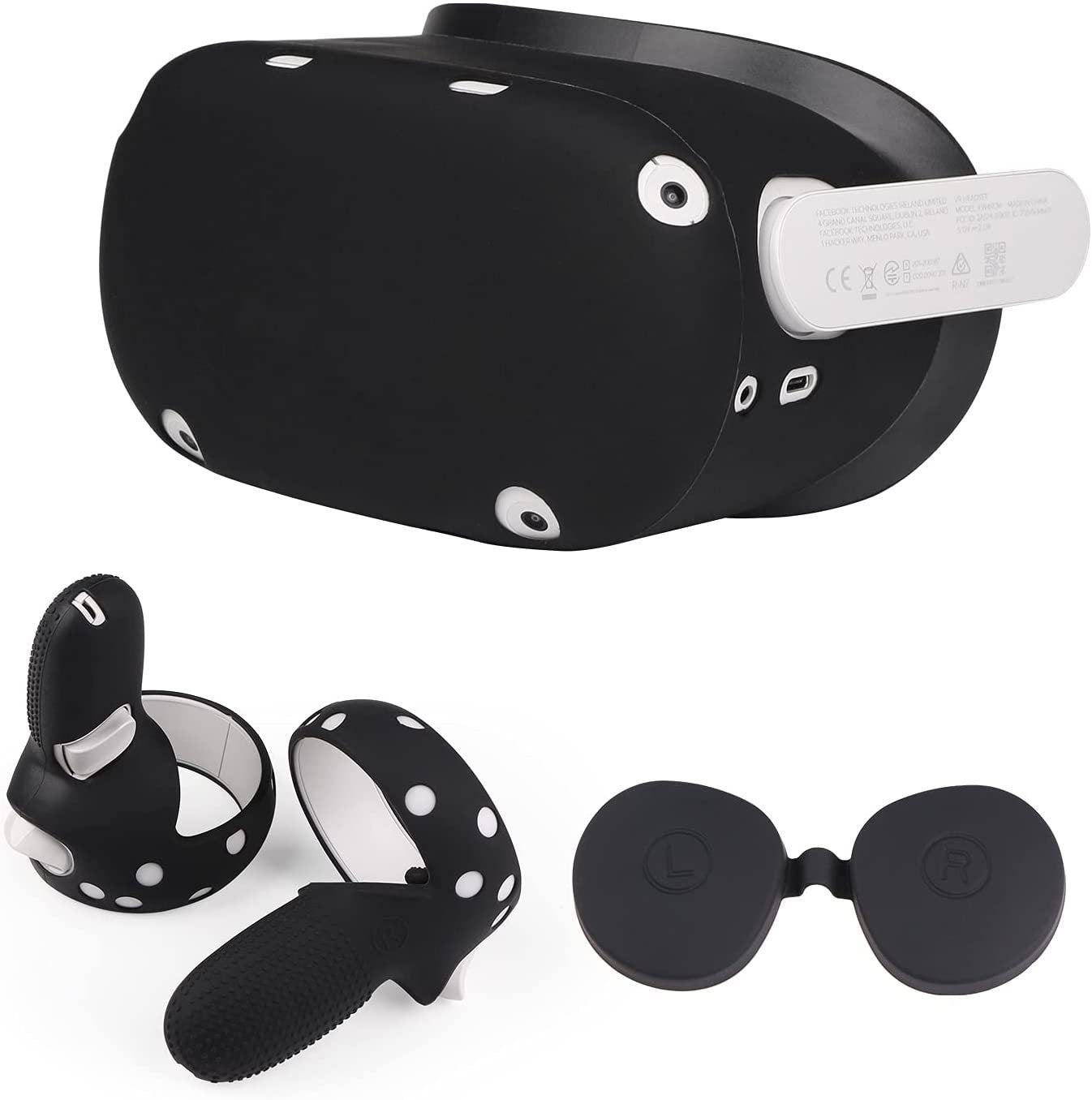 Helmet Silicone Protective Cover Dustproof Shockproof VR Accessories