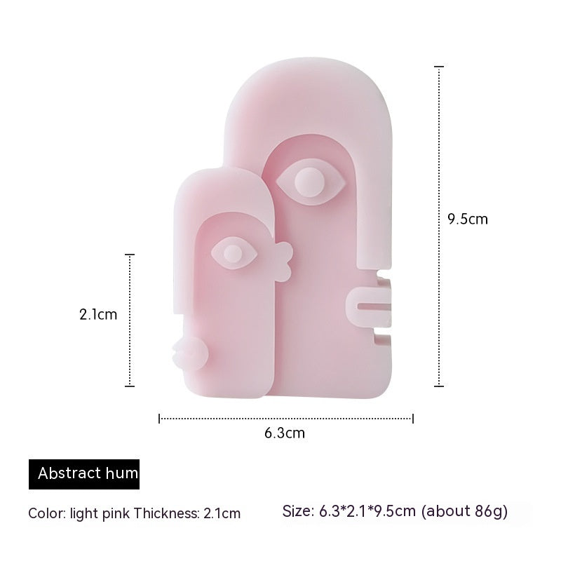 Abstract Face Aromatherapy Candle